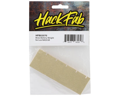 HackFab Losi 1/12 NASCAR Brass Battery Weight