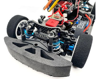 HackFab Carbon Fiber Front & Rear Shock Towers for Traxxas Latrax Rally