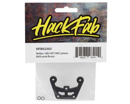 HackFab Team Associated Reflex 14B/14T Carbon Fiber Bellcrank Brace