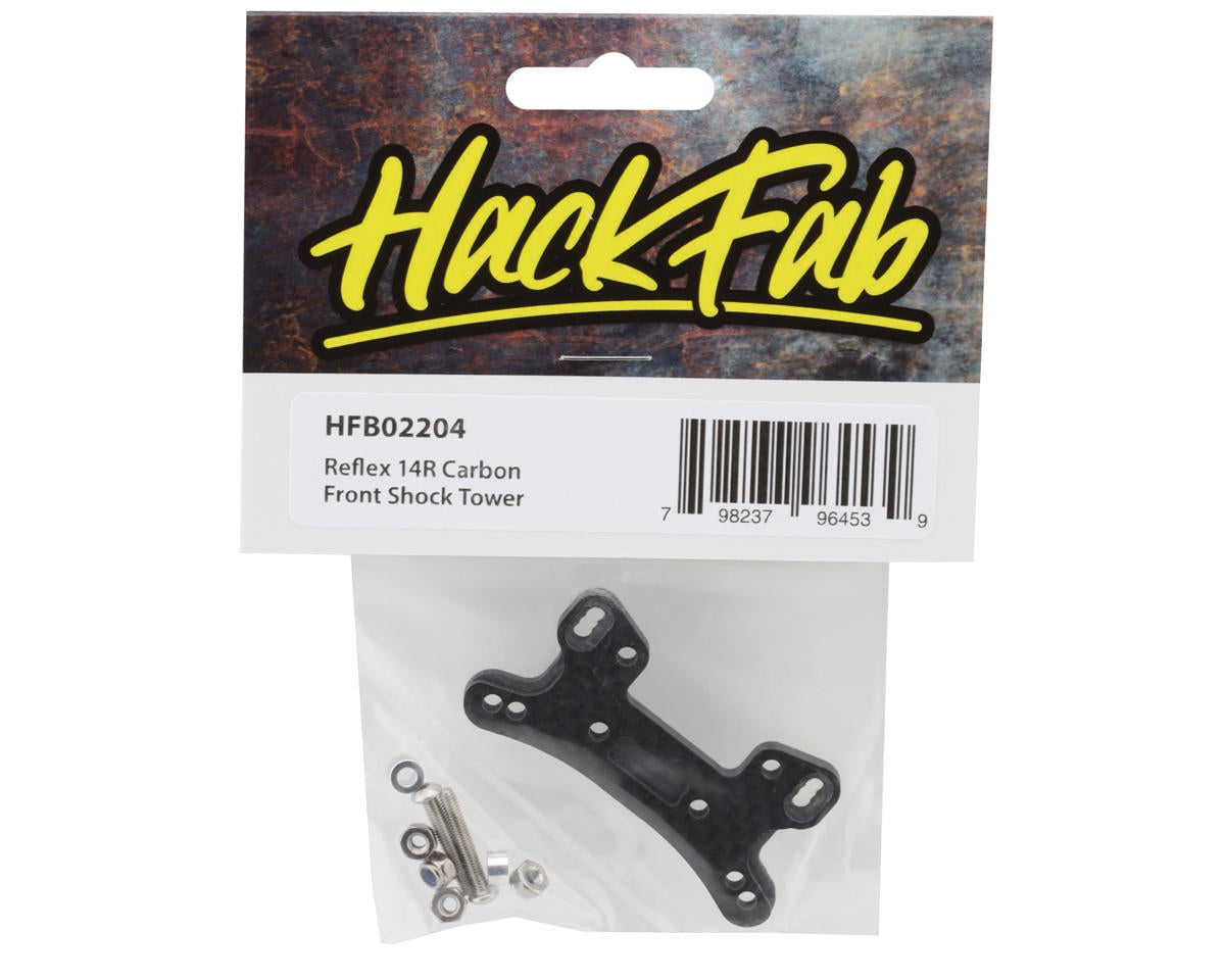 HackFab Team Associated Reflex 14R Carbon Fiber Front Shock Tower