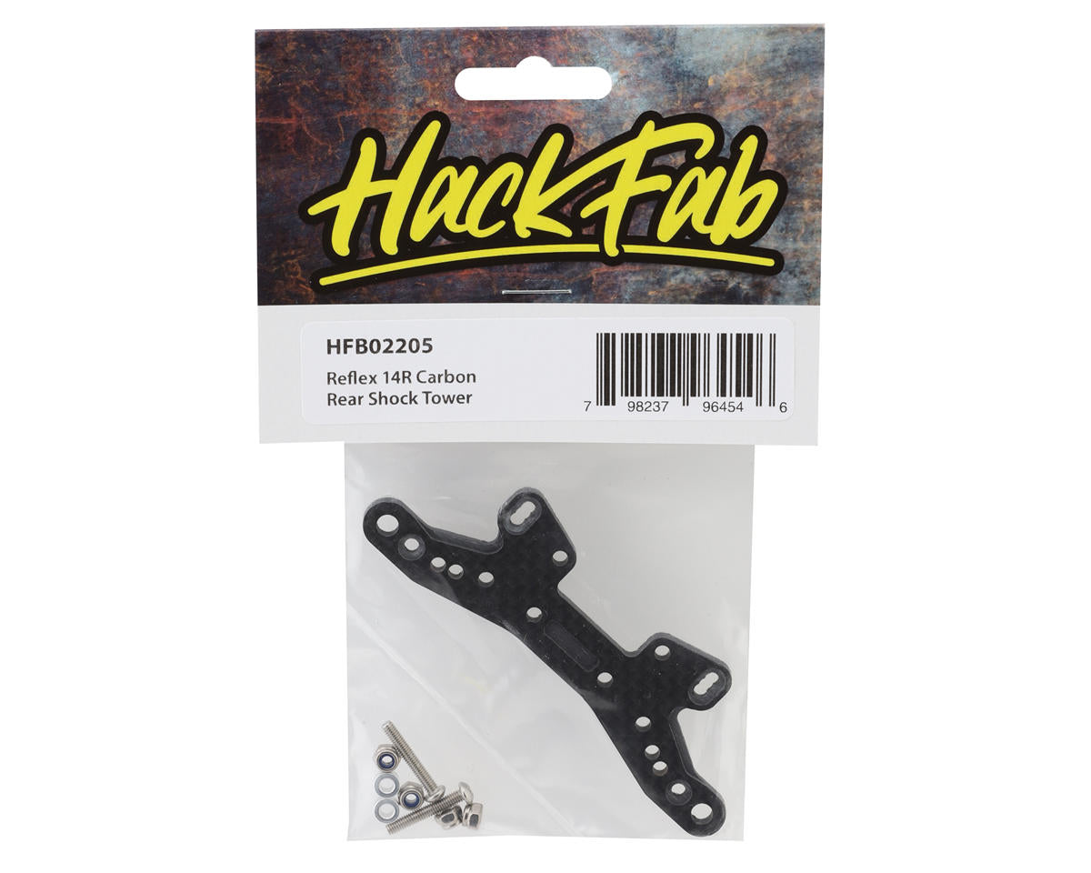 HackFab Team Associated Reflex 14R Carbon Fiber Rear Shock Tower