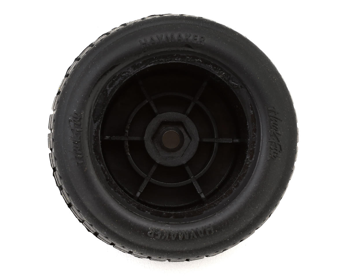HackFab Losi Mini B/T 2.0 Haymaker Rear Pre-Mounted Mini Oval Tires (Soft)