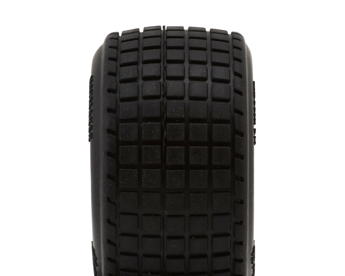 HackFab Losi Mini B/T 2.0 Haymaker Rear Pre-Mounted Mini Oval Tires (Soft)