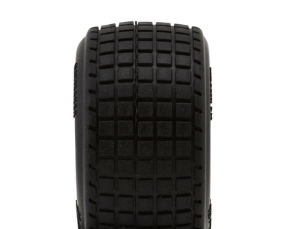 HackFab Losi Mini B/T 2.0 Haymaker Rear Pre-Mounted Mini Oval Tires (Soft)