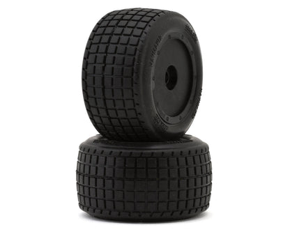 HackFab Losi Mini B/T 2.0 Haymaker Rear Pre-Mounted Mini Oval Tires (Medium)