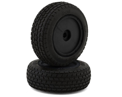 HackFab Losi Mini-B Blip Pre-Mounted Mini Front Oval Tires (Soft)