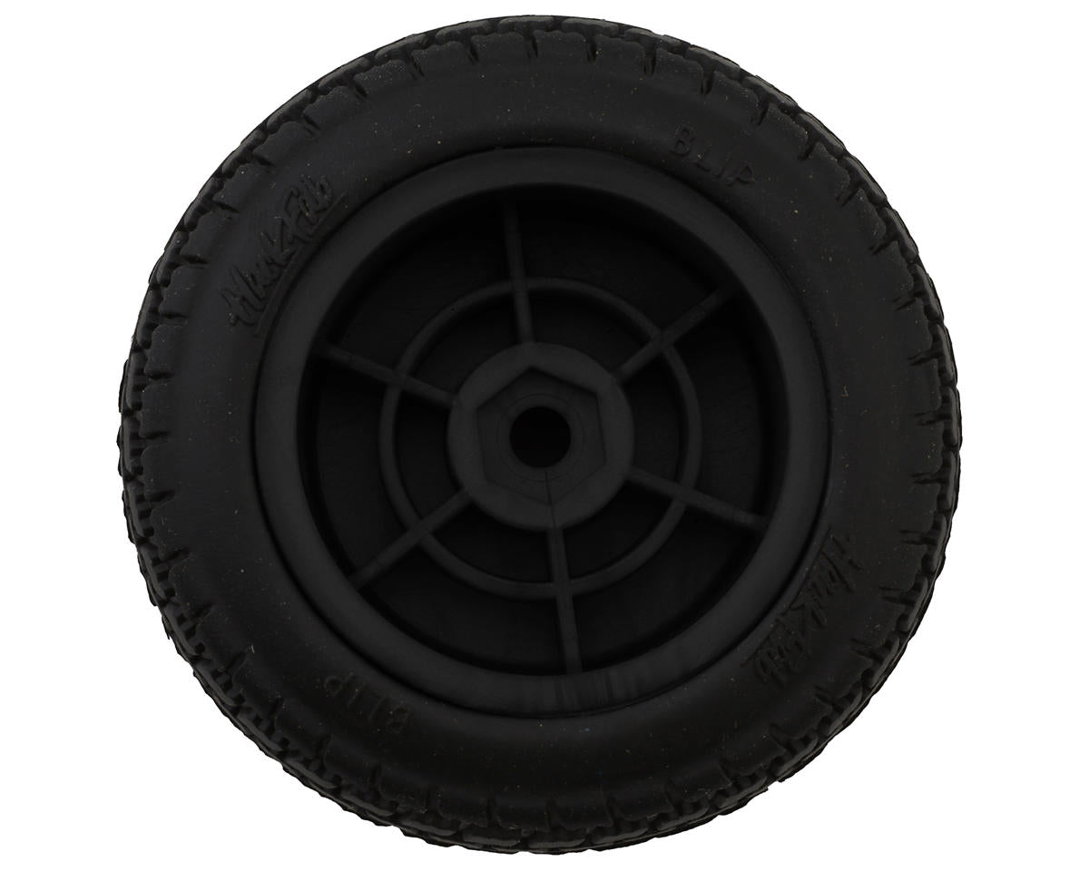 HackFab Losi Mini-B Blip Pre-Mounted Mini Front Oval Tires (Soft)
