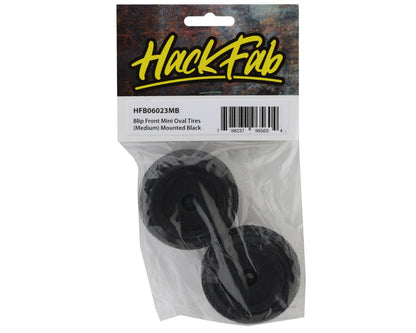 HackFab Losi Mini-B Blip Pre-Mounted Mini Front Oval Tires (Medium)
