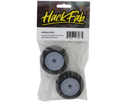 HackFab Losi Mini-B Swerve Pre-Mounted Mini Front Oval Tires (Soft)