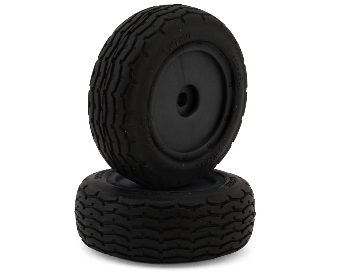 HackFab Losi Mini-B Swerve Pre-Mounted Mini Front Oval Tires (Medium)