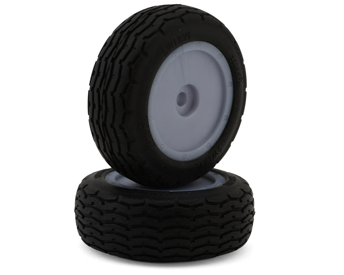 HackFab Losi Mini-B Swerve Pre-Mounted Mini Front Oval Tires (Medium)