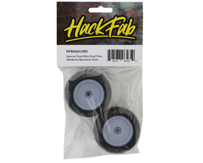 HackFab Losi Mini-B Swerve Pre-Mounted Mini Front Oval Tires (Medium)
