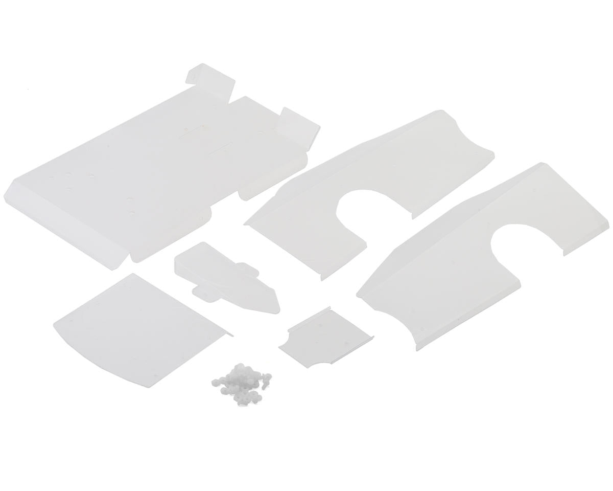 HackFab Losi Mini-T/B High Down-force EDM Body (Clear)