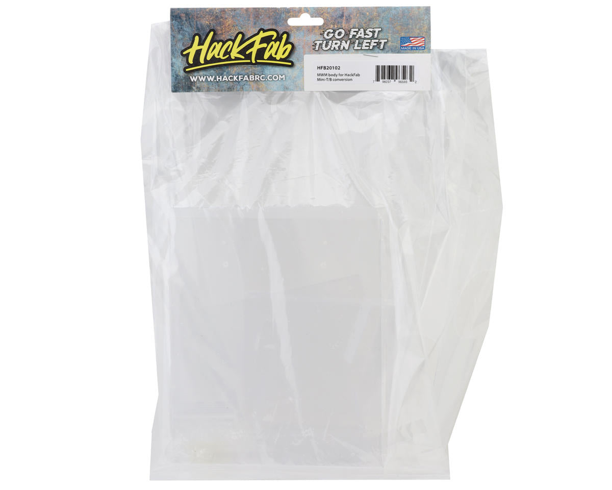 HackFab Losi Mini-T/Mini-B MWM Body (Clear)