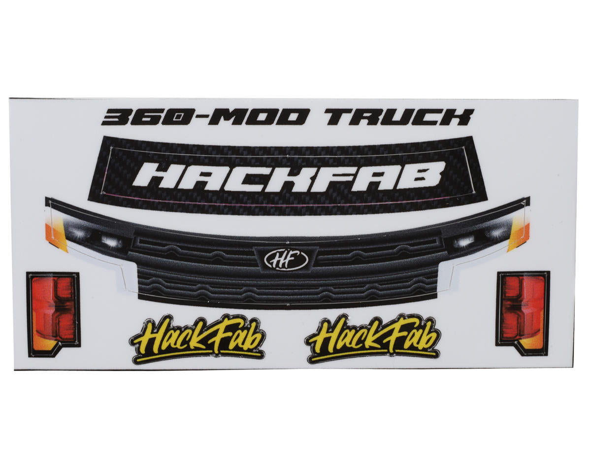 HackFab Losi® Micro-B™  1/18 Modified Truck Body (Clear) (146mm WB)