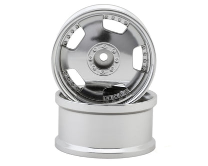 Hayashi Garage Euro VIP Dish Style 1/10 Drift Wheels (Silver) (2) (8mm Offset)