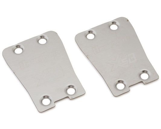 HongNor X5B Streel Rear Chassis Skid Plates (2)
