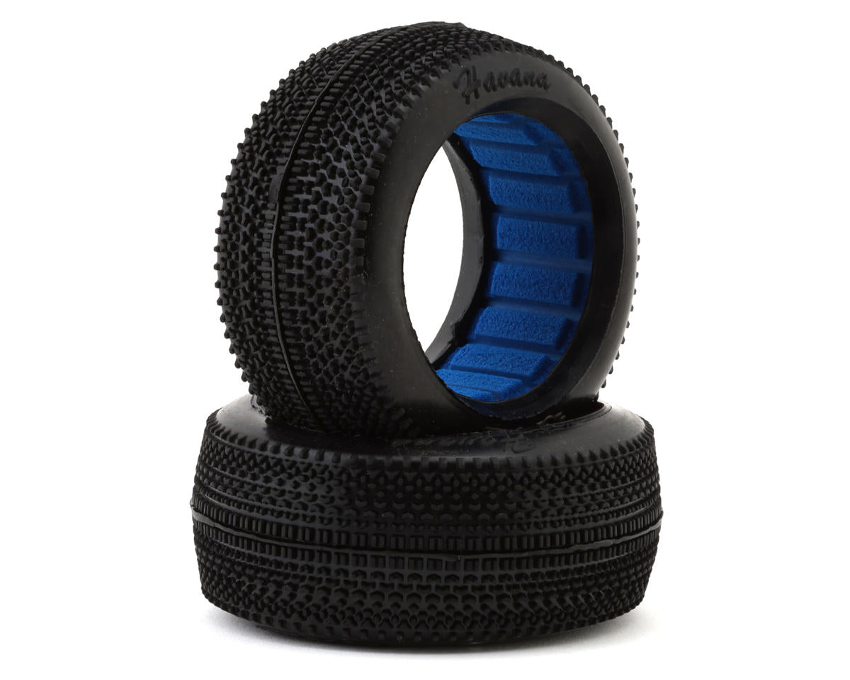 HotRace Havana 1/8 Buggy Tires w/Inserts (2) (White)
