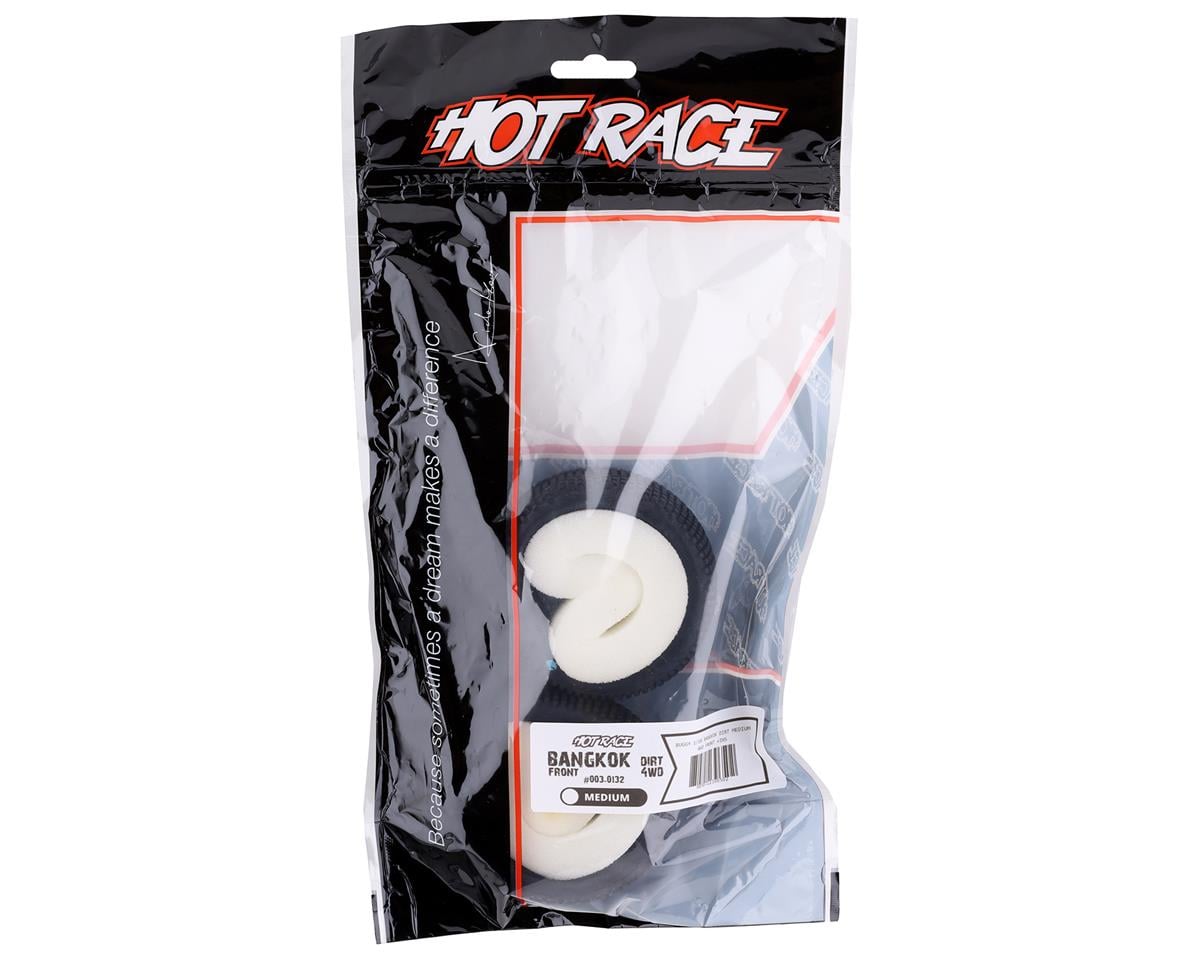HotRace Bangkok Dirt 1/10th Off Road Buggy 4WD Front Tires w/Inserts (2)