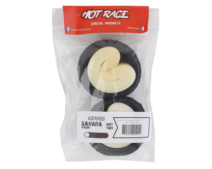 HotRace Sahara Dirt 1/10th Off Road Buggy 4WD Front Tires w/Inserts (2) (Medium)