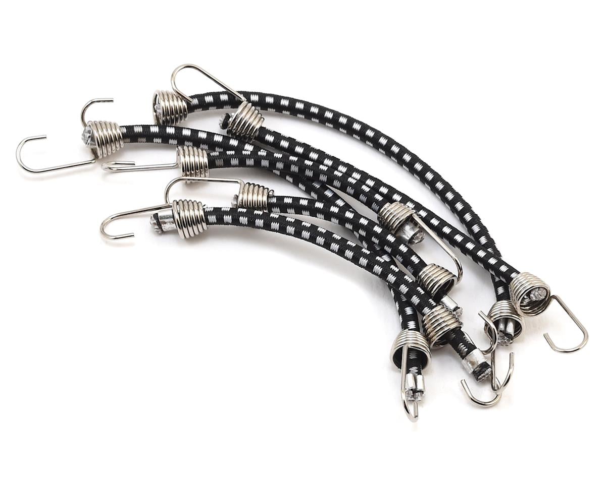 Hot Racing 1/10 Scale Bungee Cord Set (Black/White) (6)