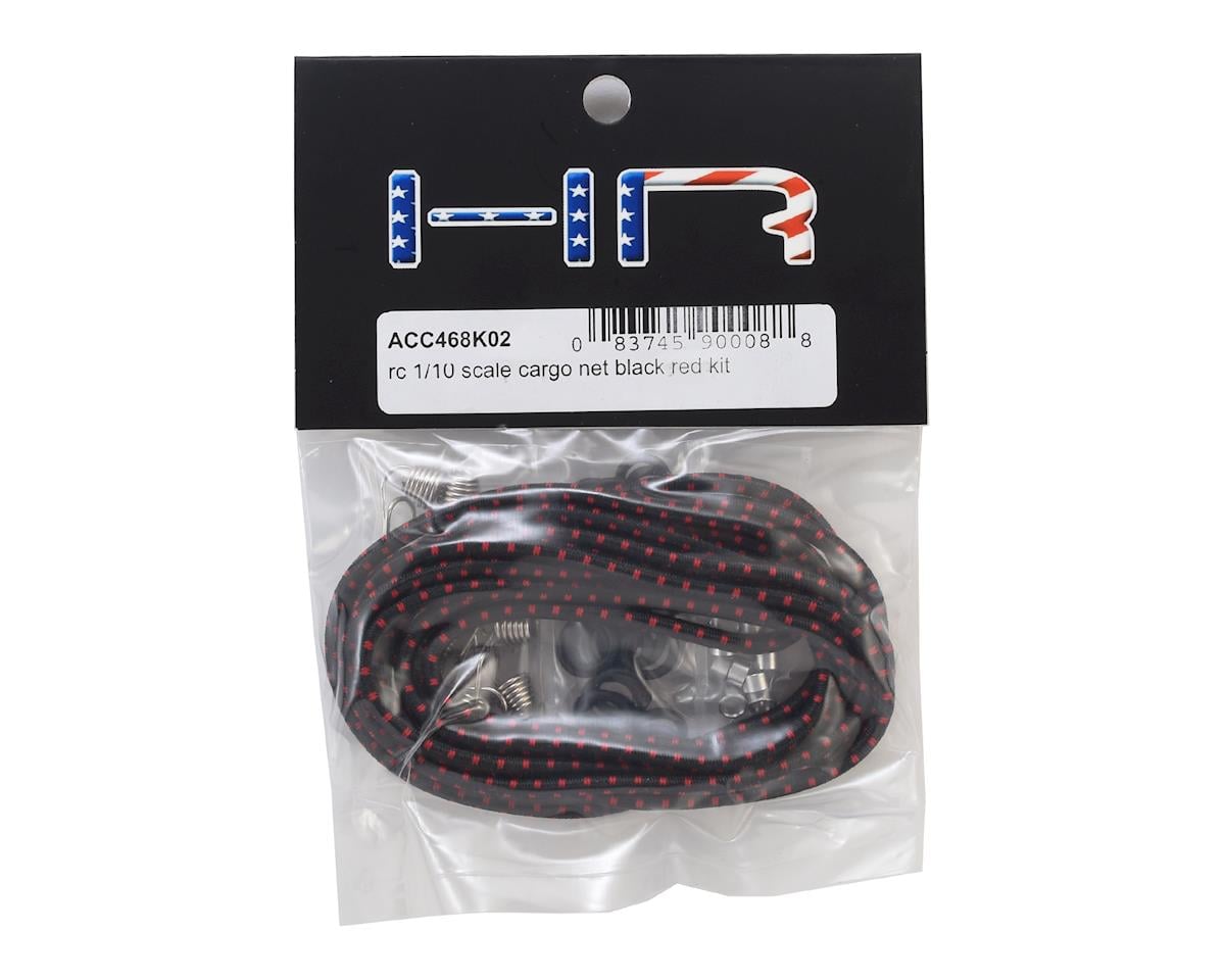 Hot Racing 1/10 Scale Bungee Cord Kit (Black/Red)