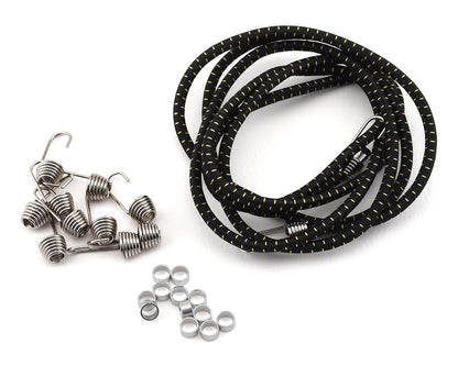 Hot Racing 1/10 Bungee Cord Kit (Black/Gold)