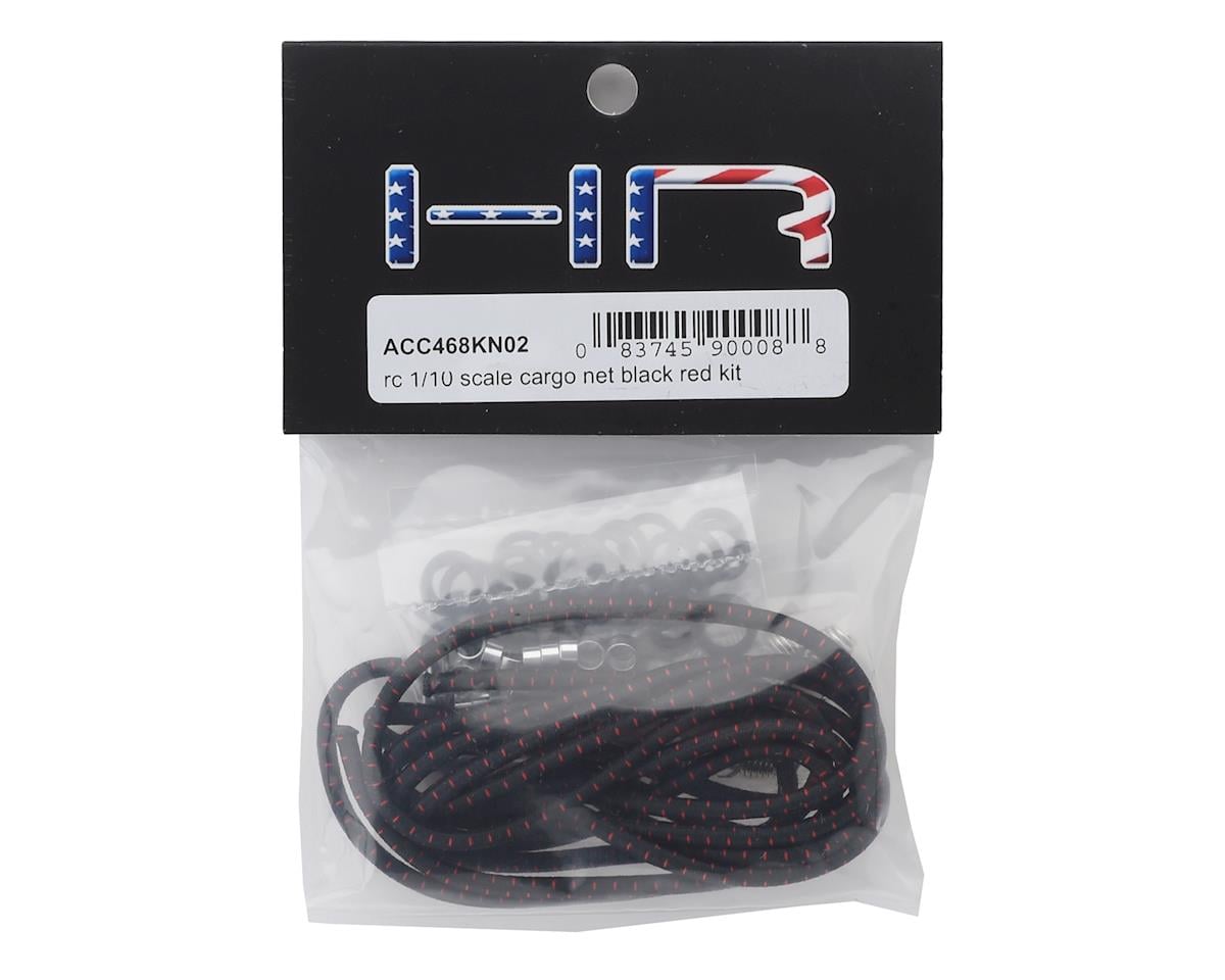 Hot Racing 1/10 Scale Cargo Net Kit (Black/Red)