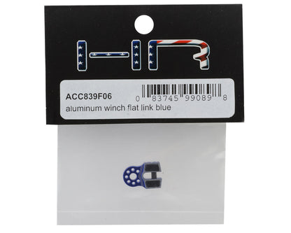 Hot Racing Aluminum Flat Link Winch Block (Blue)
