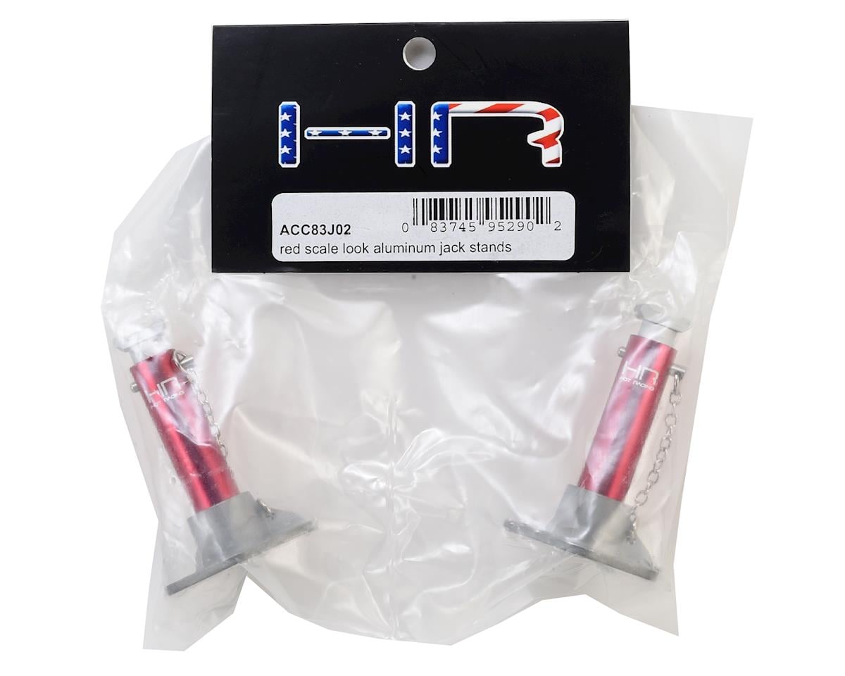 Hot Racing 1/10 Aluminum Jack Stands (Red)