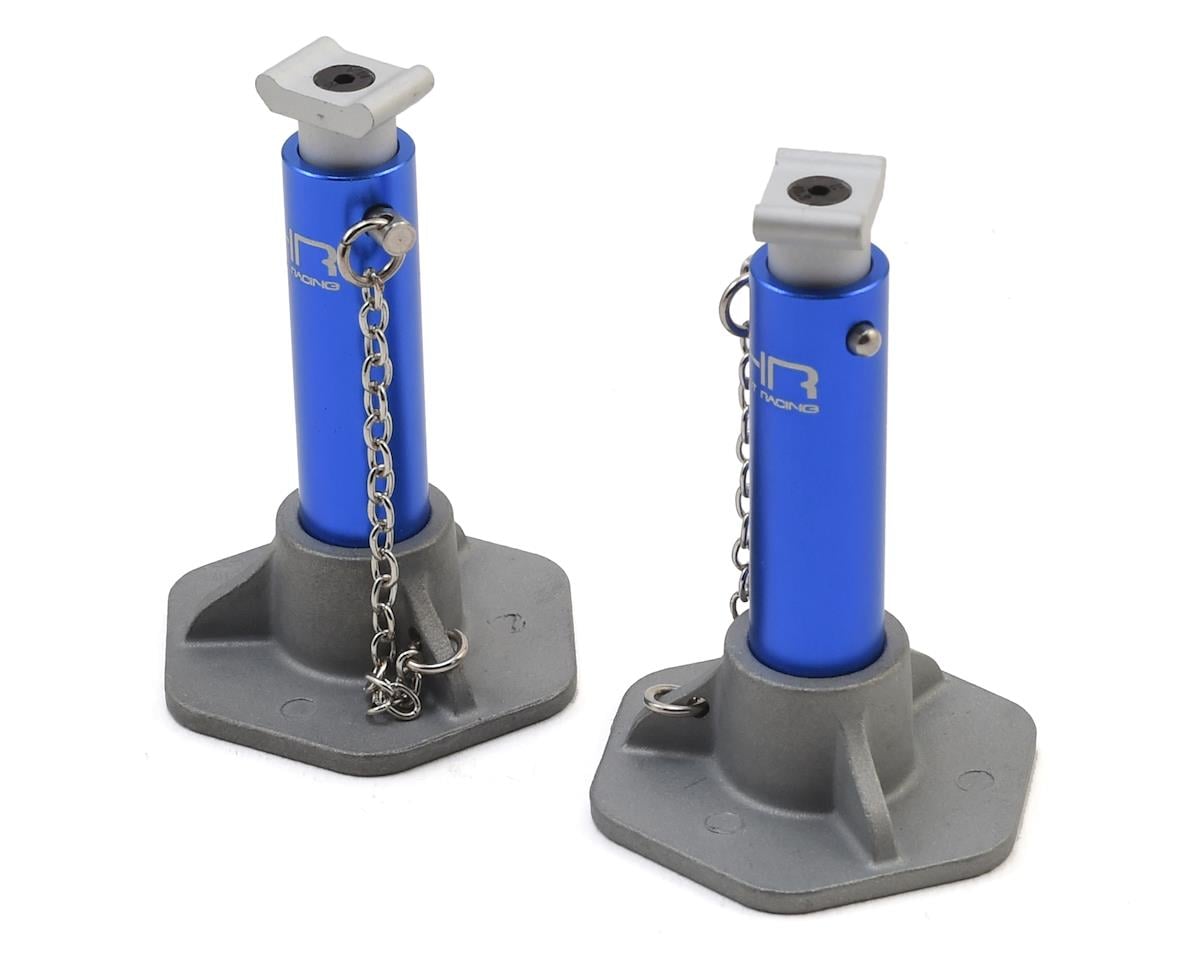 Hot Racing 1/10 Scale Aluminum Jack Stands (Blue)