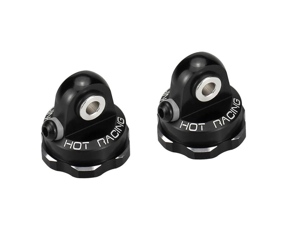 Hot Racing Arrma® Mini Kraton® Aluminum Bleeder Shock Caps (Black) (2)