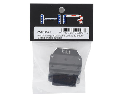 Hot Racing Arrma 6S Aluminum Gearbox Case Bulkhead Cover (Black)