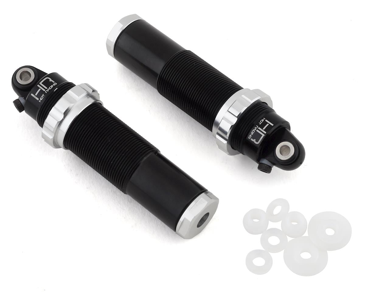 Hot Racing Arrma 4x4 Aluminum Threaded Rear Bleeder Shock Bodies (Black) (2)