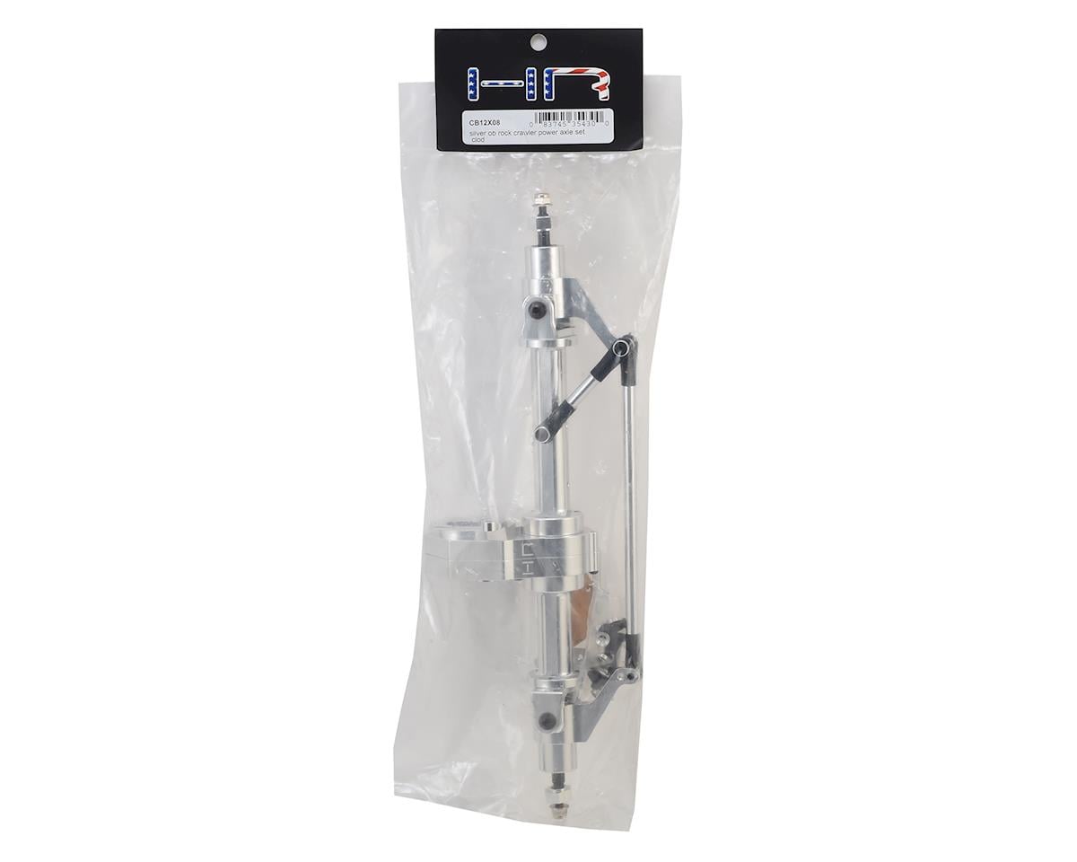 Hot Racing Tamiya Clod Rock Crawler Power Axle Set (Silver)