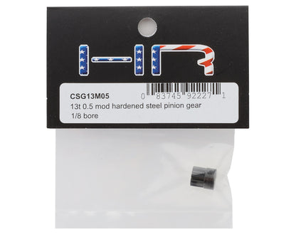 Hot Racing Mod 0.5 Hard Blackened Steel Pinion Gear (3.17mm Bore) (13T)