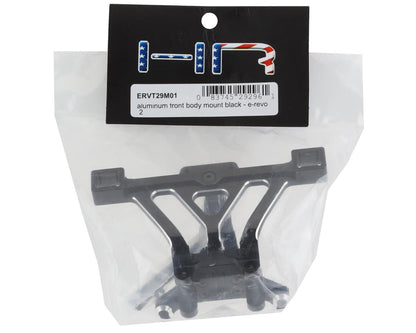 Hot Racing Aluminum Front Body Mount for Traxxas E-Revo 2.0 (Black)
