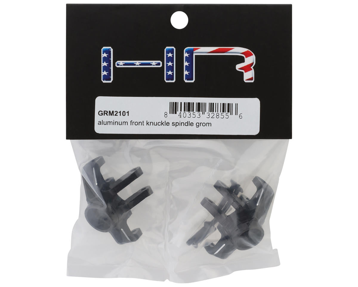 Hot Racing Arrma Grom Aluminum Front Steering Knuckle Set (Black) (2)