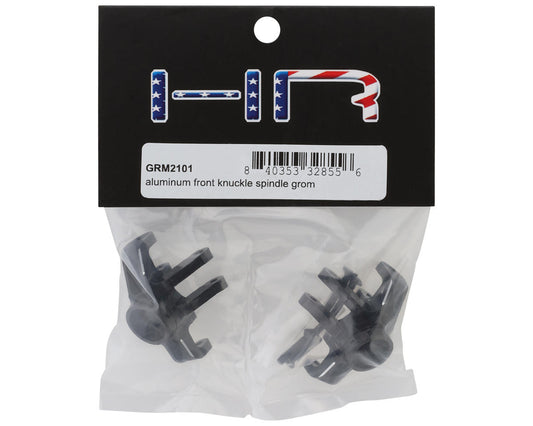 Hot Racing Arrma Grom Aluminum Front Steering Knuckle Set (Black) (2)