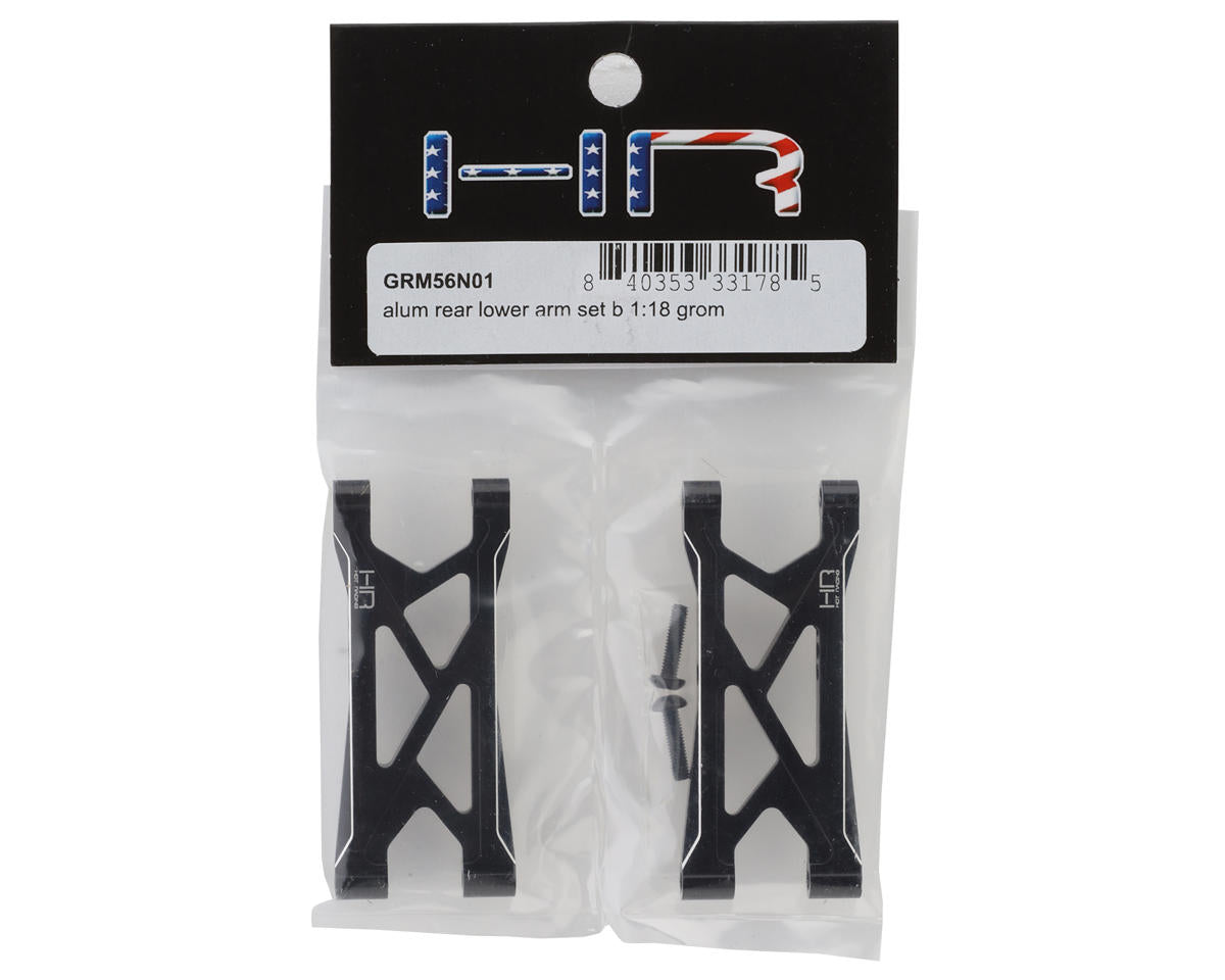 Hot Racing Arrma® Mojave™ Grom Aluminum Rear Lower Arm Set (Black) (2)