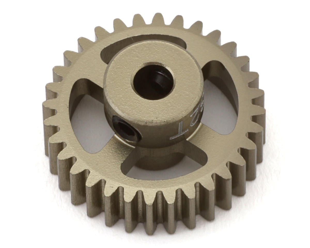 Hot Racing 48P Hard Anodized Aluminum Pinion Gear (1/8" Bore) (32T)