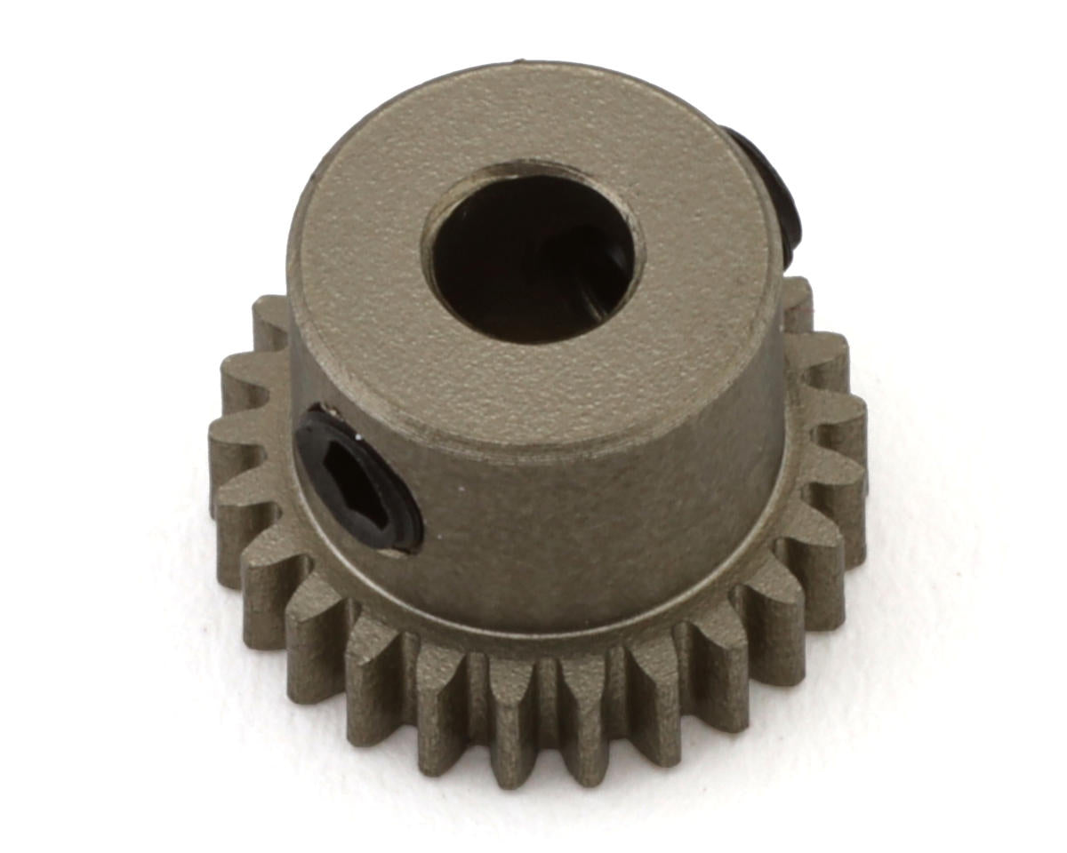 Hot Racing 64P Hard Anodized Aluminum Pinion Gear (1/8" Bore) (25T)