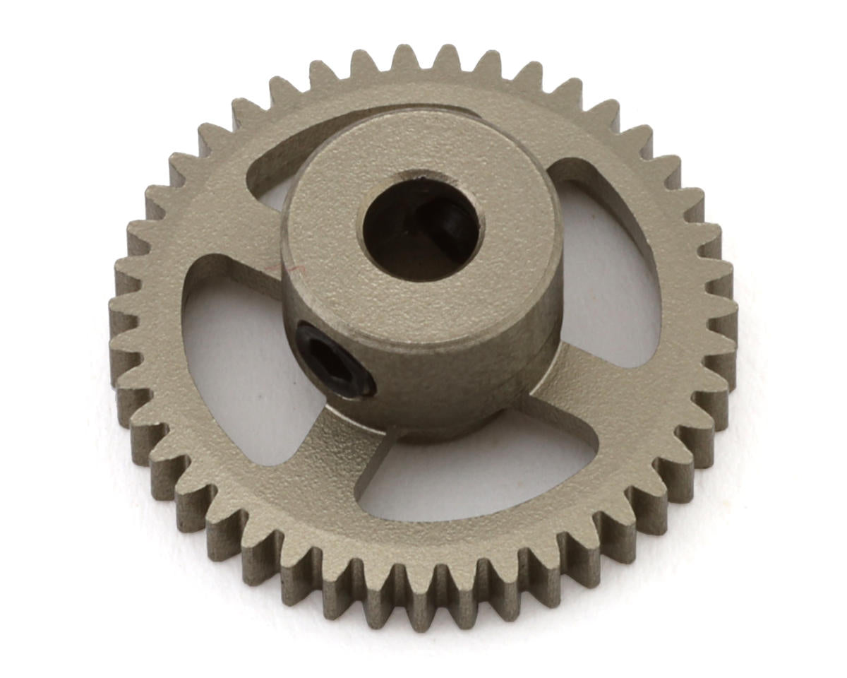 Hot Racing 64P Hard Anodized Aluminum Pinion Gear (1/8" Bore) (43T)
