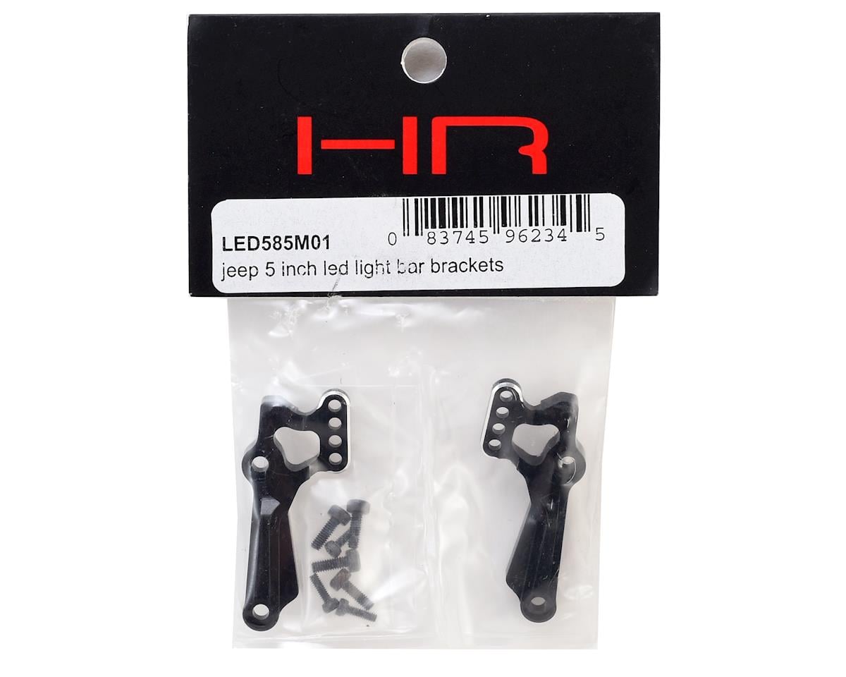 Hot Racing Axial SCX10 5" LED Light Bar Brackets (Black)