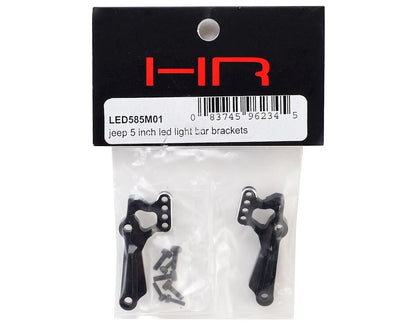 Hot Racing Axial SCX10 5" LED Light Bar Brackets (Black)
