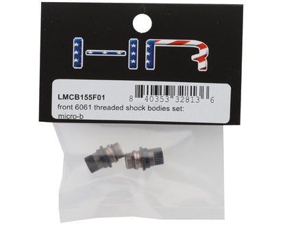 Hot Racing Losi® Micro-B Aluminum Front Threaded Shock Bodies (2)