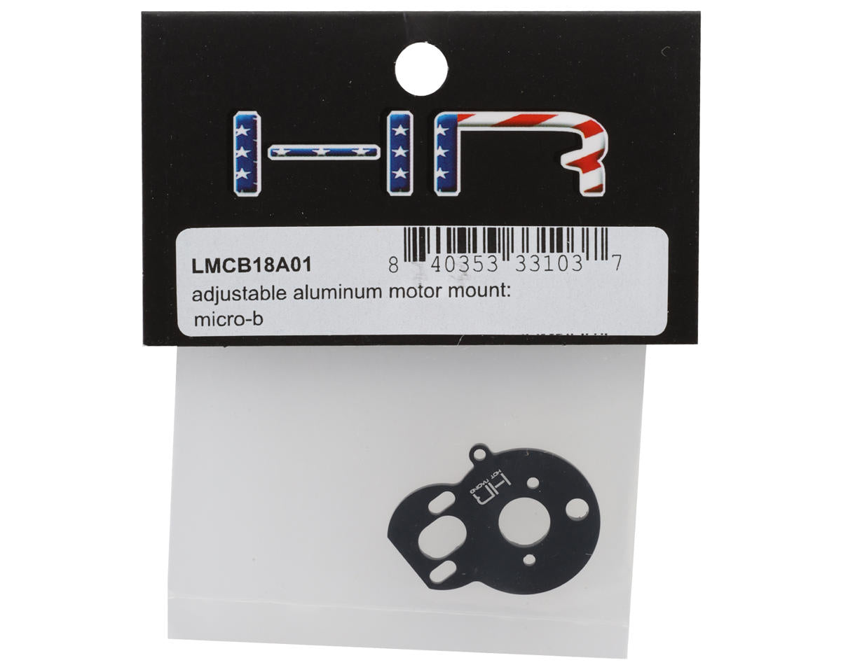 Hot Racing Losi® Micro-B Aluminum Adjustable Motor Mount (Black)