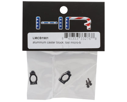 Hot Racing Losi® Micro-B Aluminum Caster Blocks (Black) (2)