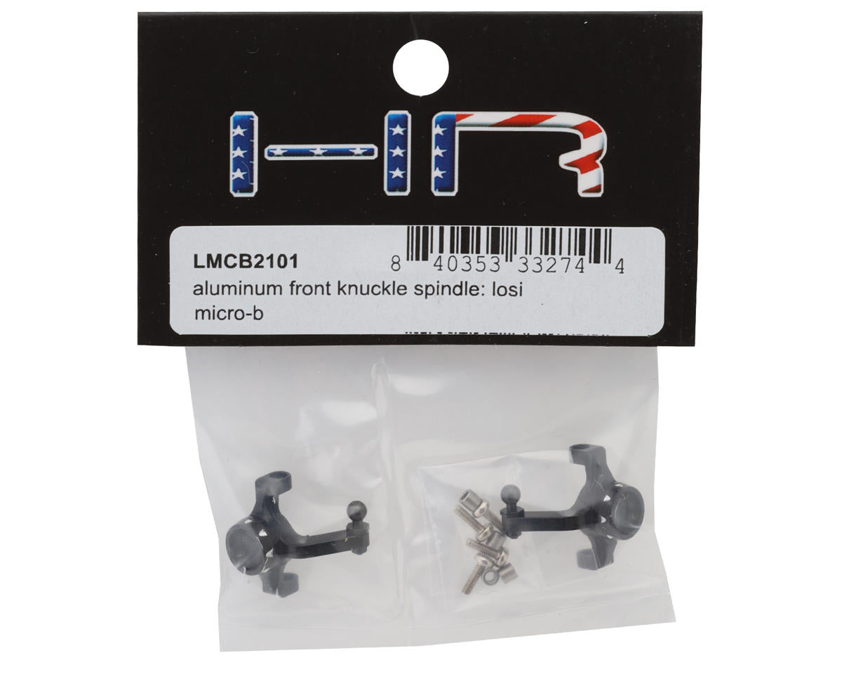 Hot Racing Losi® Micro-B Aluminum Front Steering Knuckles (Black) (2)