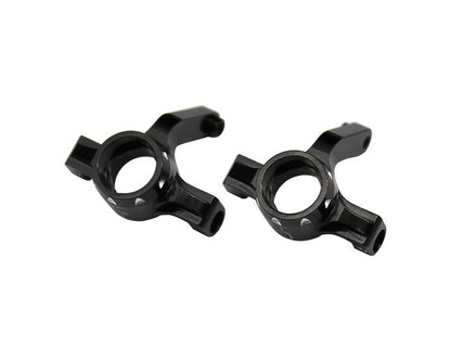 Hot Racing Losi® Micro-B Aluminum Front Steering Knuckles (Black) (2)